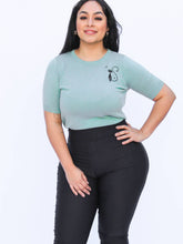 Laden Sie das Bild in den Galerie-Viewer, Feinstrickpullover Blue Cats, Ming