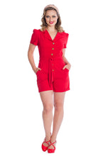 Laden Sie das Bild in den Galerie-Viewer, Playsuit Women Rule, Rot, Plus Size