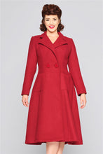 Laden Sie das Bild in den Galerie-Viewer, Swingmantel Danna, Dunkelrot