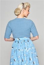 Laden Sie das Bild in den Galerie-Viewer, Chrissie Fluffy Knitted Top, Hellblau