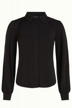 Laden Sie das Bild in den Galerie-Viewer, Bluse Carina, Schwarz