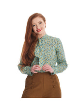 Laden Sie das Bild in den Galerie-Viewer, Bluse Wintergarden, Plus Size, Grün