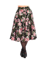 Laden Sie das Bild in den Galerie-Viewer, Swingrock Pink Bloom, Schwarz- Floral