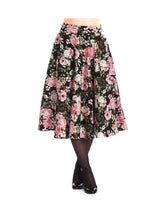 Laden Sie das Bild in den Galerie-Viewer, Swingrock Pink Bloom, Schwarz- Floral