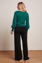 Laden Sie das Bild in den Galerie-Viewer, Bundfaltenhose Fintan Milano, Schwarz