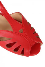 Laden Sie das Bild in den Galerie-Viewer, Retro Sandale Secret Love Flats, Rot