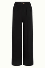 Laden Sie das Bild in den Galerie-Viewer, Bundfaltenhose Fintan Milano, Schwarz