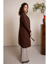 Laden Sie das Bild in den Galerie-Viewer, Wollmantel Dahlia, Baun Melange