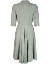 Laden Sie das Bild in den Galerie-Viewer, Kleid D’laine Stripe Leinen, Oliv