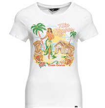 Laden Sie das Bild in den Galerie-Viewer, T-Shirt Tiki Lagoon, weiß