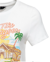 Laden Sie das Bild in den Galerie-Viewer, T-Shirt Tiki Lagoon, weiß