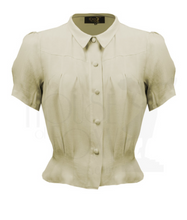 Laden Sie das Bild in den Galerie-Viewer, Bluse Bonnie, antik-weiss