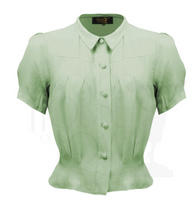 Laden Sie das Bild in den Galerie-Viewer, Bluse Bonnie, pistazie