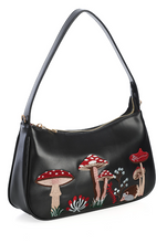 Laden Sie das Bild in den Galerie-Viewer, Tasche Woodland Hippie Vibes, schwarz