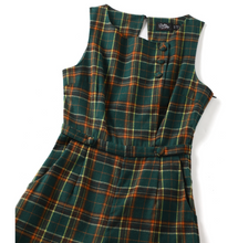 Laden Sie das Bild in den Galerie-Viewer, Jumpsuit Sylvia, Grün-Tartan