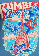 Laden Sie das Bild in den Galerie-Viewer, T-Shirt Rumble Queen, Blau