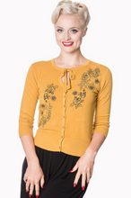 Laden Sie das Bild in den Galerie-Viewer, Cardigan Delilah, Senf