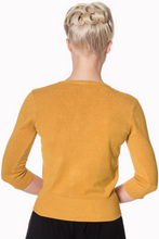 Laden Sie das Bild in den Galerie-Viewer, Cardigan Delilah, Senf