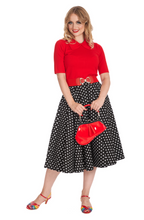 Laden Sie das Bild in den Galerie-Viewer, Swingrock Dot Days, Rot oder Schwarz, Plus Size