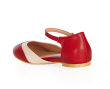 Laden Sie das Bild in den Galerie-Viewer, Flats Dapper Dancemates, Rot-Ivory