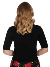 Laden Sie das Bild in den Galerie-Viewer, Rollkragen-Pulli Pomegranate, Schwarz