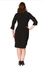 Laden Sie das Bild in den Galerie-Viewer, Klassisches Etuikleid Date Night, Schwarz