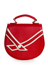 Laden Sie das Bild in den Galerie-Viewer, Handtasche Nautical Kelly Rot