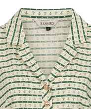 Laden Sie das Bild in den Galerie-Viewer, Swingkleid Bella Anchor Ahead 50's , Grün-Ivory