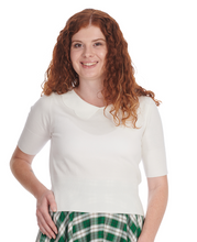Laden Sie das Bild in den Galerie-Viewer, Top Sweet Sunny, Feinstrick, Off White
