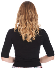 Laden Sie das Bild in den Galerie-Viewer, Feinstrick-Pulli Grace, Schwarz Plus Size