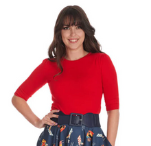 Laden Sie das Bild in den Galerie-Viewer, Feinstrick-Pulli Grace, Rot Plus Site