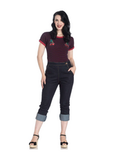 Laden Sie das Bild in den Galerie-Viewer, Caprihose Charlie,Denim, Plus Size