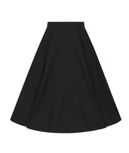 Laden Sie das Bild in den Galerie-Viewer, Tellerrock Abi 50's, Schwarz