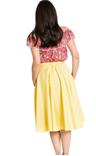 Laden Sie das Bild in den Galerie-Viewer, Tellerrock Paula, Gelb, Plus Size