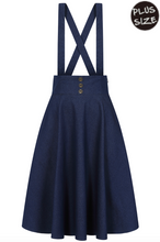 Laden Sie das Bild in den Galerie-Viewer, Swingrock Dottie, Denim, Plus Size