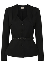 Laden Sie das Bild in den Galerie-Viewer, Jacke Scarlett, Schwarz