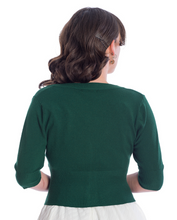 Laden Sie das Bild in den Galerie-Viewer, Cardigan Sweet Dreamer, Flaschengrün , Plus Size