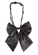 Laden Sie das Bild in den Galerie-Viewer, Damen-Fliege( Schleife) Scarlet Tie , Schwarz oder Blau-Weiß Gestreift