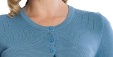 Laden Sie das Bild in den Galerie-Viewer, Cardigan Winter Storm, Blau