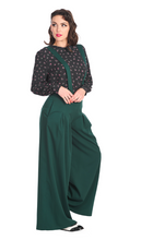 Laden Sie das Bild in den Galerie-Viewer, Marlene Hose , Green Diamond, Grün