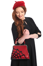 Laden Sie das Bild in den Galerie-Viewer, Tasche Twilight Time, Spiderweb, Rot