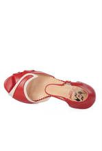 Laden Sie das Bild in den Galerie-Viewer, Vintage Pumps Mable. Rot
