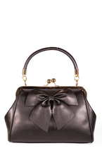 Laden Sie das Bild in den Galerie-Viewer, Handtasche Lockwood Bow mit Schleife, Schwarz