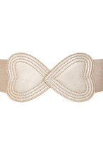 Laden Sie das Bild in den Galerie-Viewer, Gürtel , Heartbeat Elastic Belt, Gold