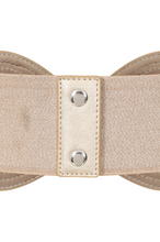 Laden Sie das Bild in den Galerie-Viewer, Gürtel , Heartbeat Elastic Belt, Gold