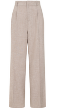 Laden Sie das Bild in den Galerie-Viewer, Highwaist Hose Martha Sand Stripe 40's , Biscuit