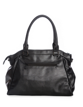 Laden Sie das Bild in den Galerie-Viewer, Tasche Sabrina, Schwarz mit Katzenapplikation