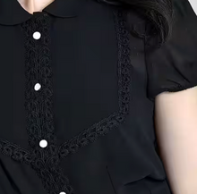 Laden Sie das Bild in den Galerie-Viewer, Bluse Taffy, Schwarz