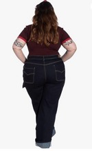 Laden Sie das Bild in den Galerie-Viewer, Jeanshose Carpenter,50's, Denim Plus Size