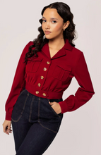 Laden Sie das Bild in den Galerie-Viewer, Jacke Ravenwood, Dunkelrot